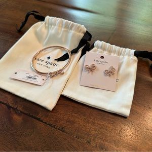 KATE SPADE | NWT Set of Rose Gold bracelet and earrings